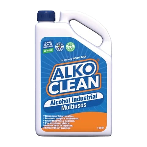 SELLO AZUL ALKO CLEAN ALCOHOL INDUSTRIAL GL (6UNXC - 1