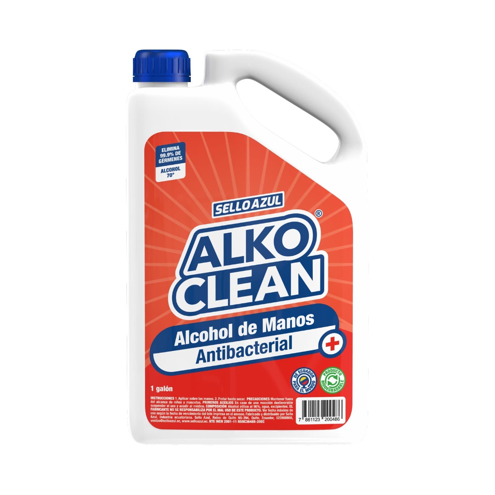 SELLO AZUL ALCOHOL ANTIBACTERIAL GL (4UXCJ) - 1