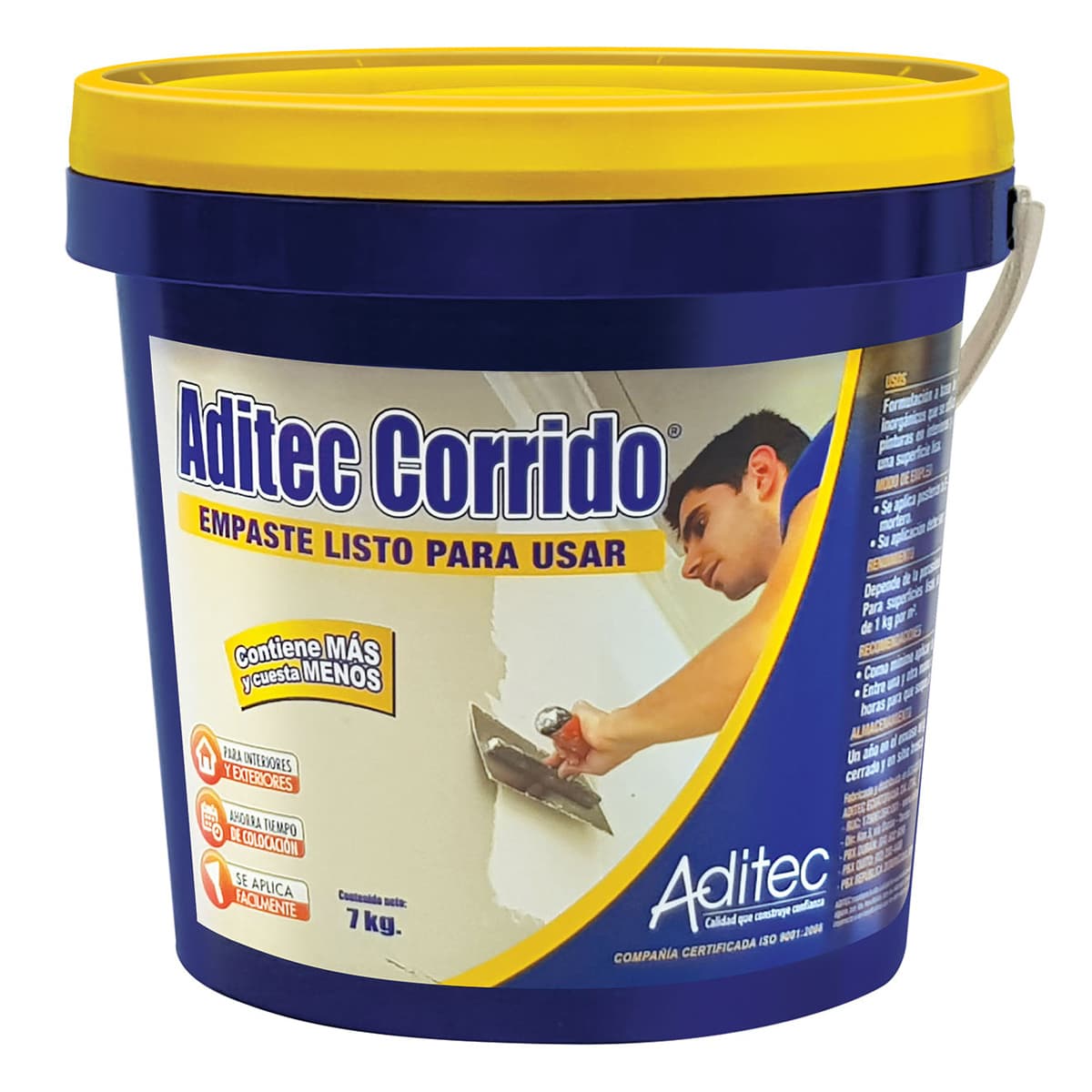 ADITEC CORRIDO EMPASTE 7KG (6UxCJ) - 1