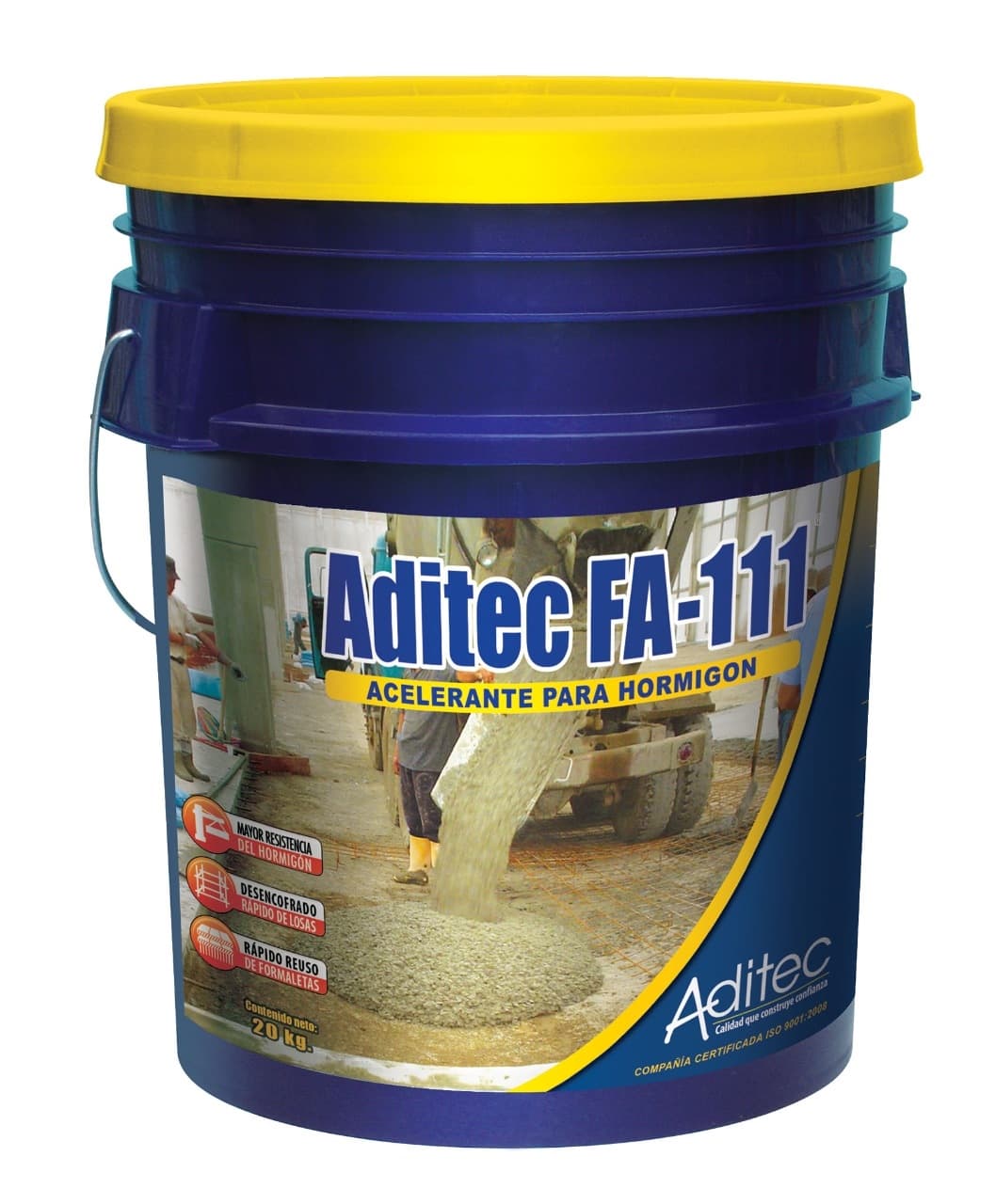 ADITEC FA-111 ACELERANTE P/HORMIGON 20KG - 1