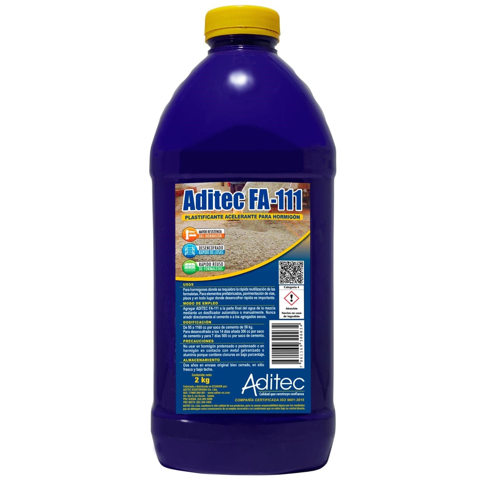 ADITEC FA-111 ACELERANTE P/HORMIGON 2KG - 1