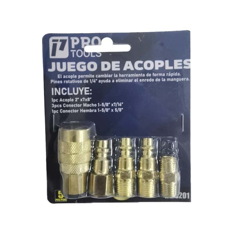 PT ACOPLE RAPIDO P/COMPRESOR JGO 5PZ REF PROTO - 1