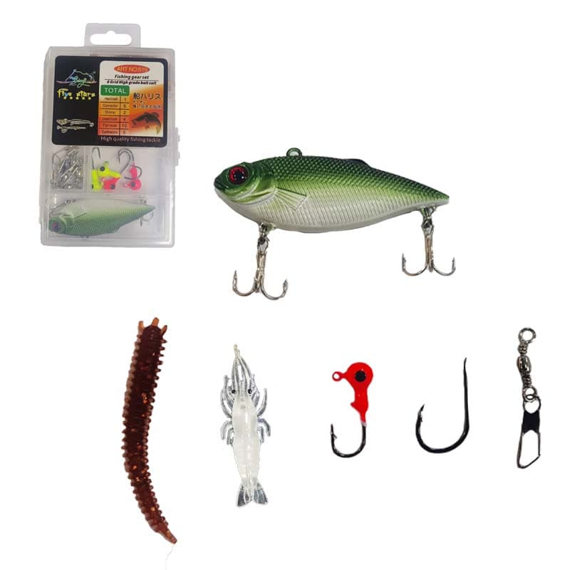 IMP JGO ACCESORIOS P/PESCAR SET 25 UNI APROX 6 - 1