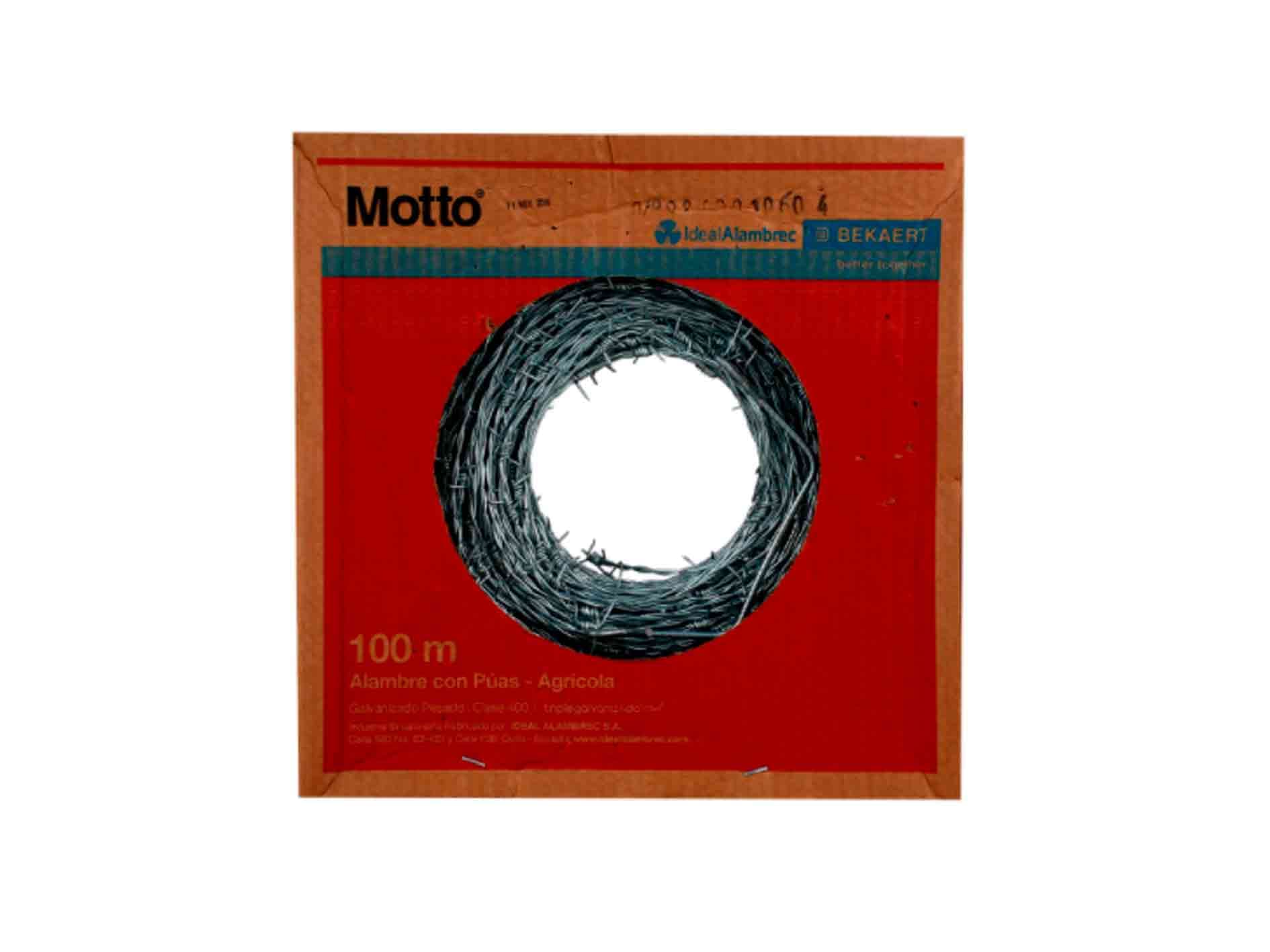 IDEAL PUA MOTTO ROJO 100MT ALAMBRE - 1