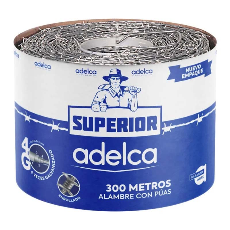 ADELCA PUA SUPERIOR AZUL 300MT ALAMBRE (SUPERI - 1