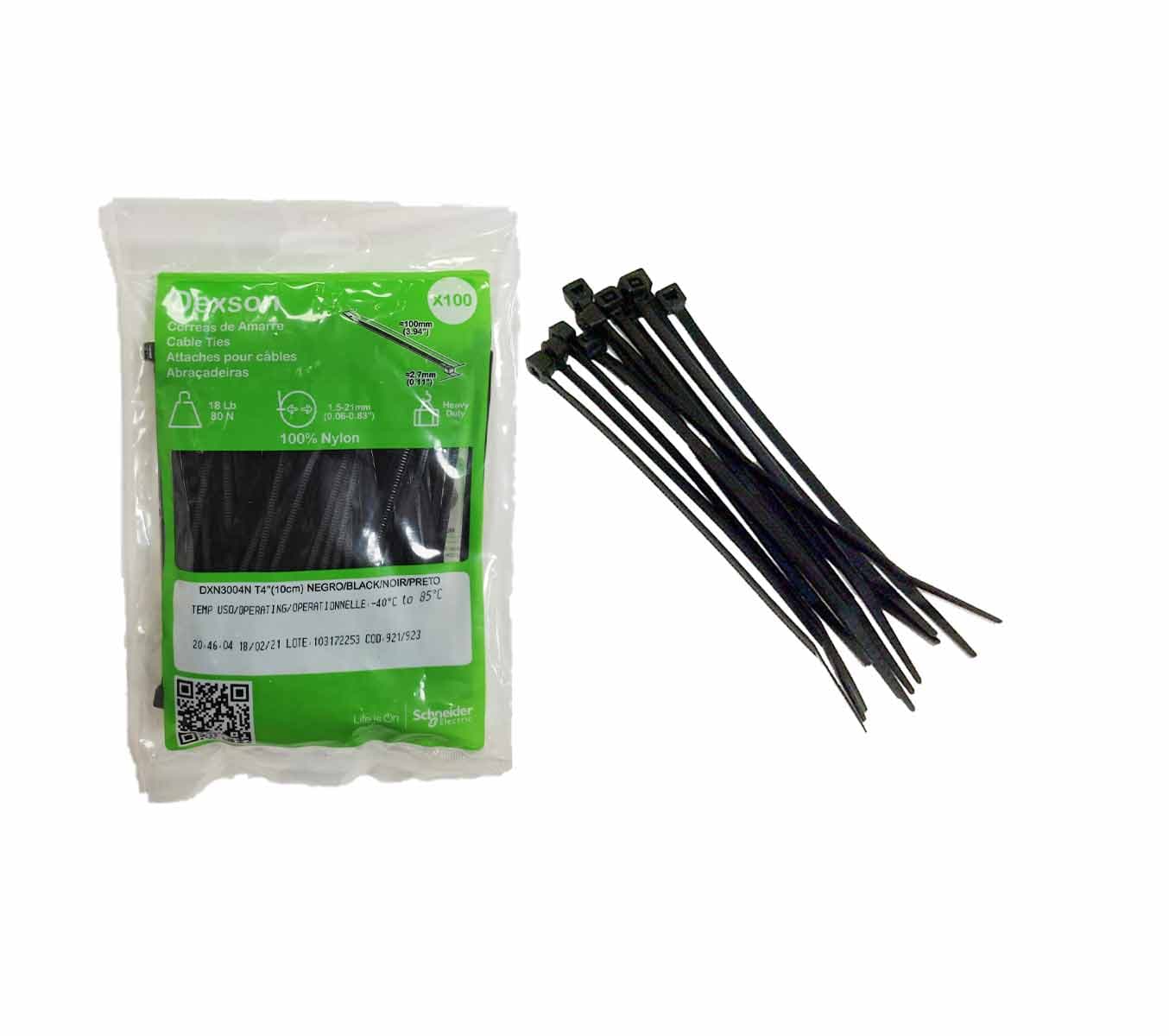 DEXSON AMARRA 250MMX4.8MM NEGRO DXN3010N T10 - 1