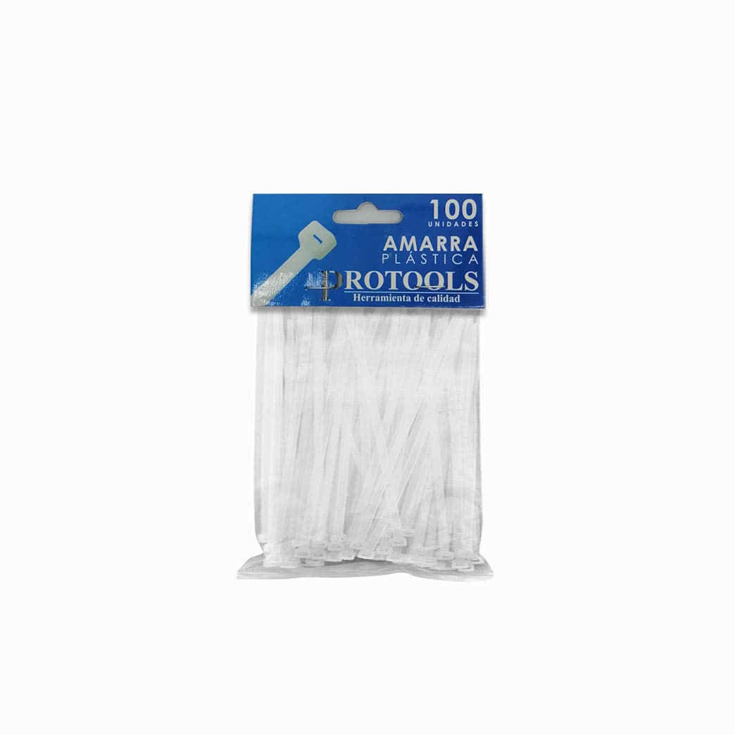 PT AMARRA PLAST BL 2.5X100MM 100U (500CJA) - 1