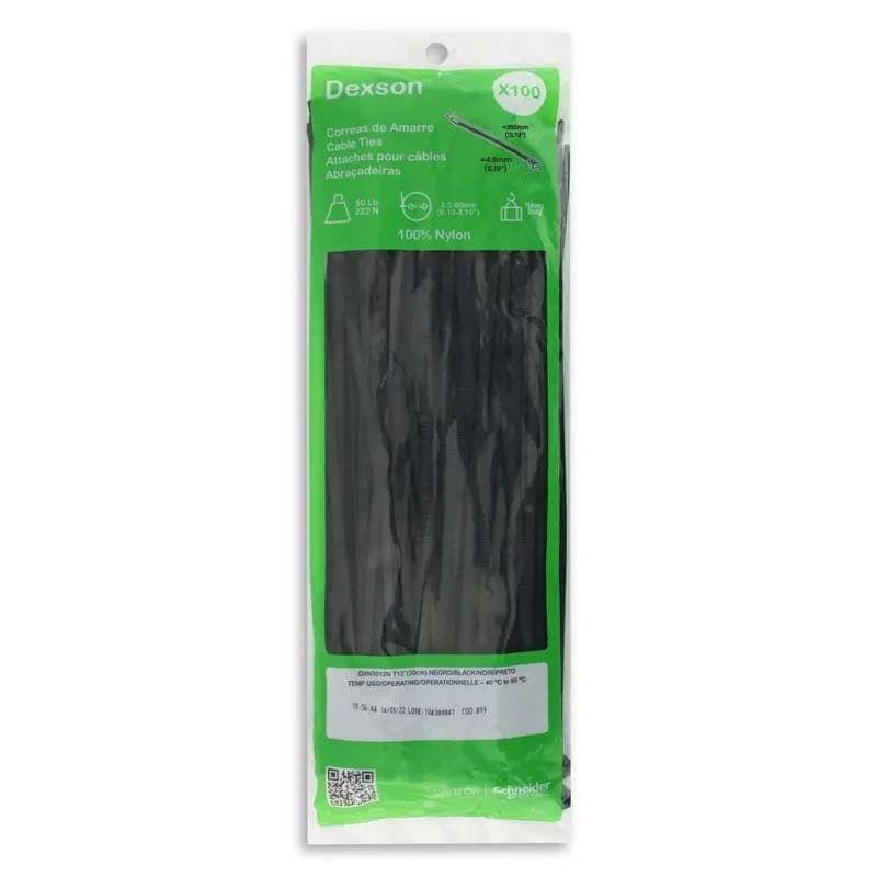 DEXSON AMARRA 350MMX4.8MM NEGRO DXN3014N T14 - 1