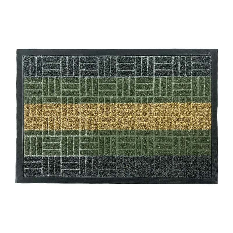 HO ALFOMBRA CAUCHO P/EXTERIOR NEGRA WELCOME 40X60CM - 1