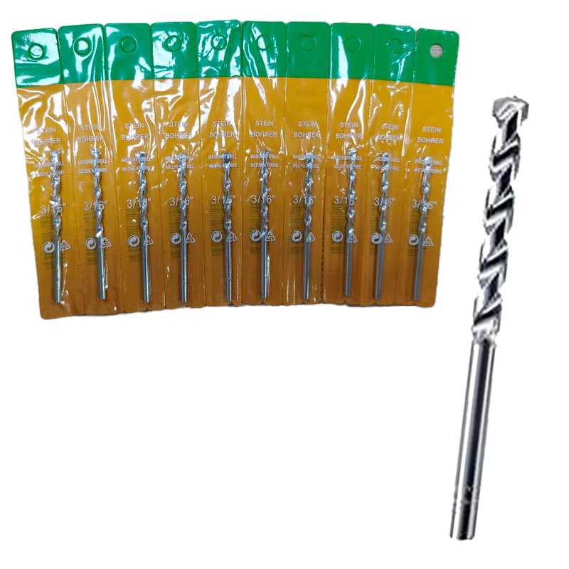 IMP BROCA P/CONCRETO 3/16 CR GERMANY (10U)(3600Ux - 1