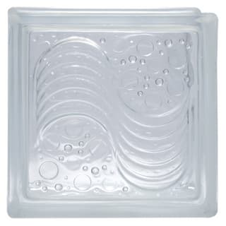 IMP BLOQUE VIDRIO SEA WAVE OCEANO 19X19X8CM(6U - 1