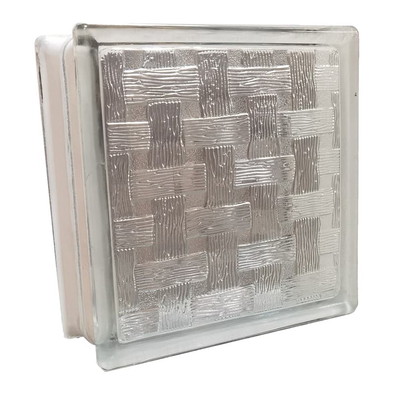 IMP BLOQUE VIDRIO BROCADE 19X19X8CM (6U) - 1