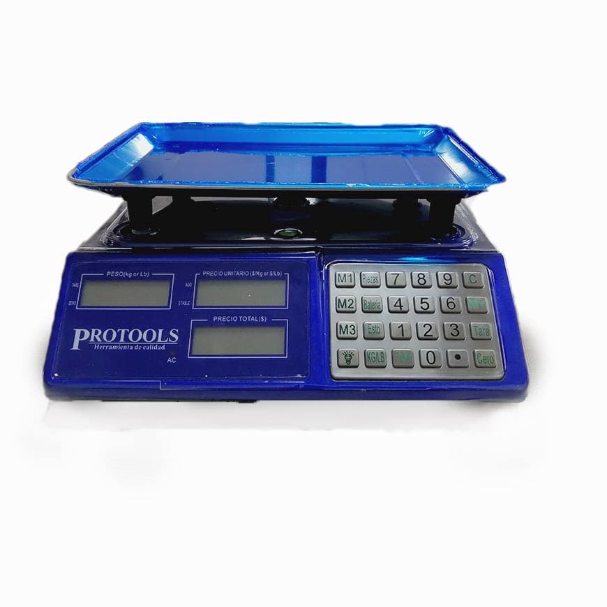 PT BALANZA 30KG DIGIT AZUL LB/KG/Contad PROTOO - 1