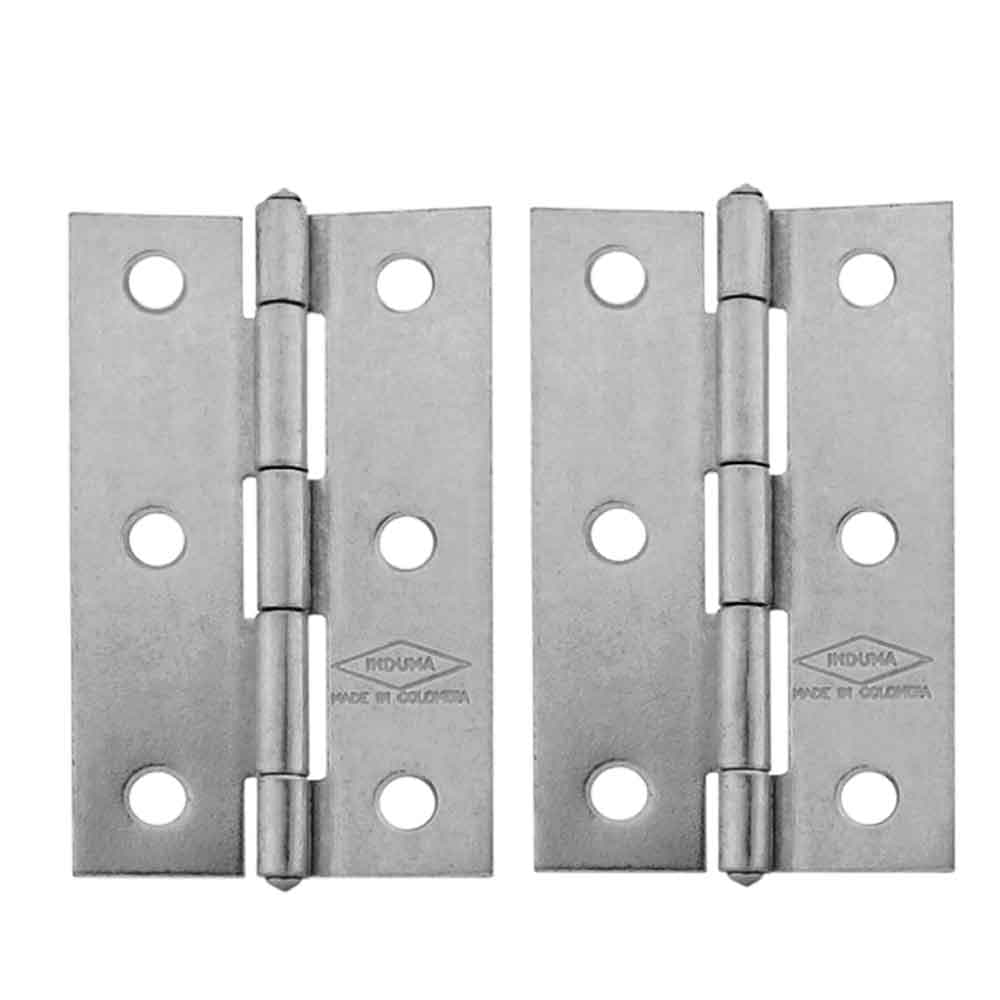 INDUMA BISAGRA 3X3(3PZ) NIQ/SATIN C/PASADOR T1106 - 1