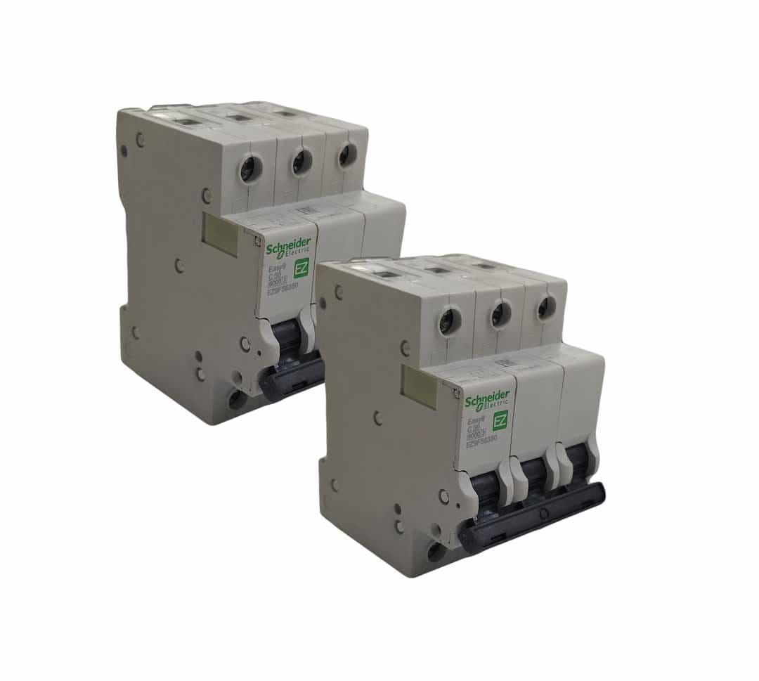 SQD BREAKER RIEL EASY9 TRIFASICO 50AMP (4UxCJ) - 1