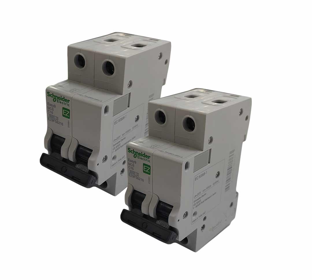 SQD BREAKER RIEL EASY9 BIPOLAR 16AMP (6UxCJ) - 1
