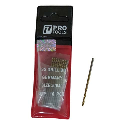 PT BROCA 5/64 TITANIUM PROTOOLS GERMANY HSS (10U) - 1
