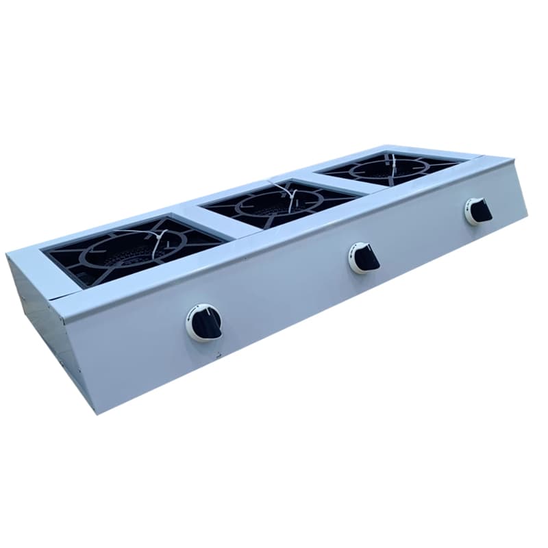 HO COCINA DOMES A-INOX 3 QUEMA + KIT MANG+VAL - 1