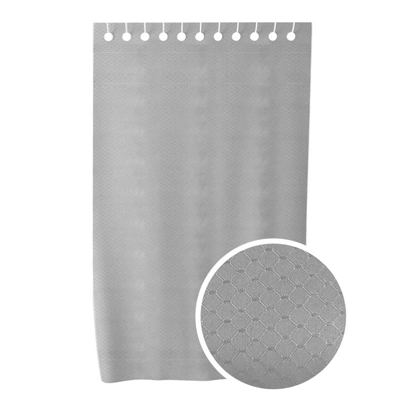 HO CORTINA TELA D/BANO GRIS COLMENA 60981 - 1
