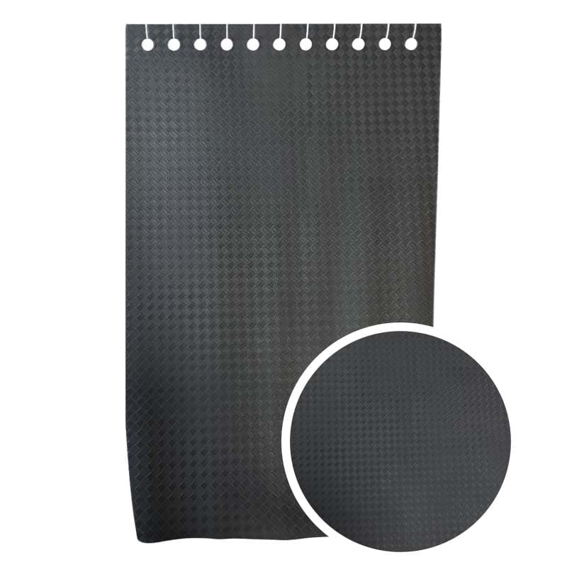 HO CORTINA EVA D/BANO SEMITRANSP GRIS OSCURO 61033 - 1
