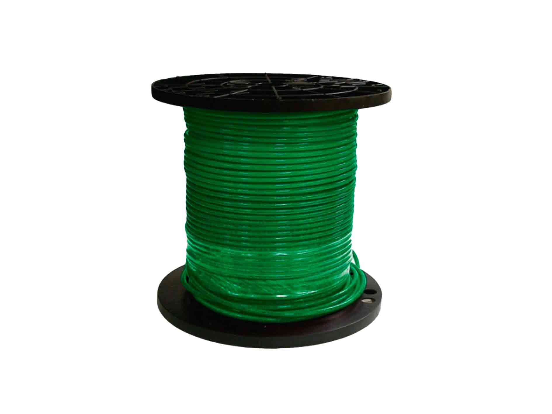 ANDES CABLES FLEXIBLE #12 VERDE THW AWG 500MT BOBI - 1