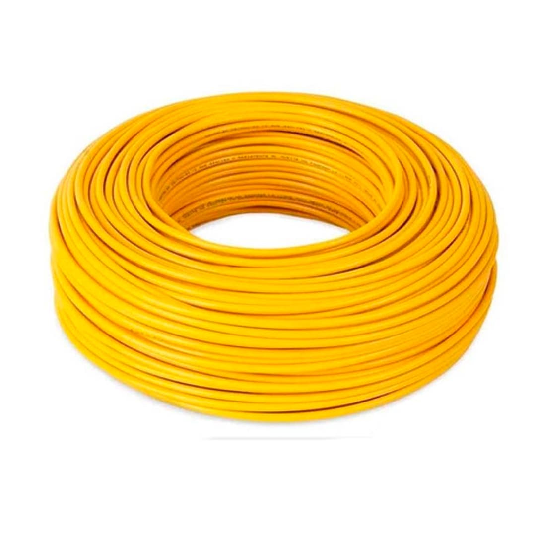 INDUSCABOS CABLE FLEXIBLE #10  4.0MM AMARILLO - 1