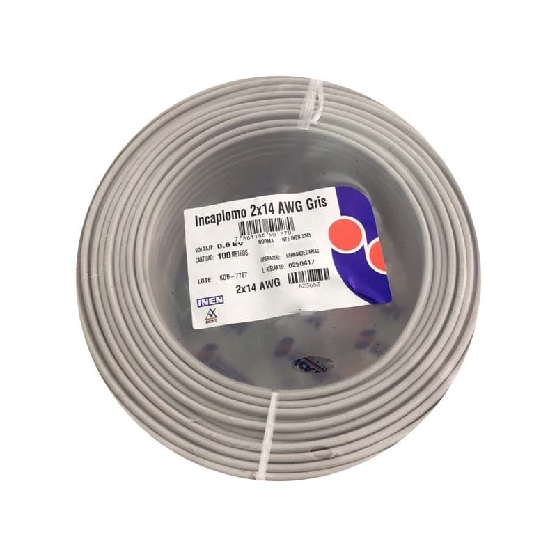 INCABLE INCAPLOMO 2X14 AWG (100MT) - 1