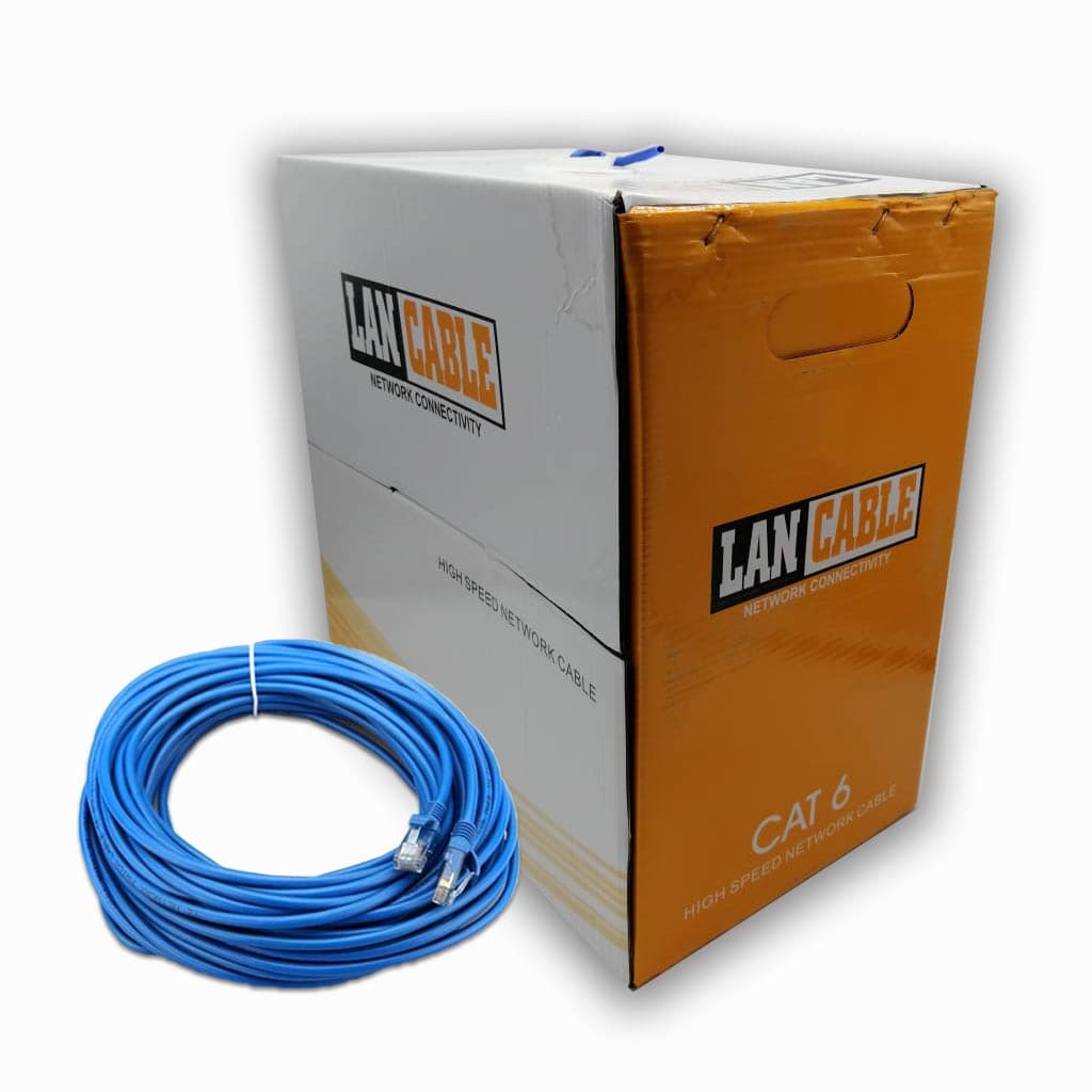 IMP CABLE AZUL 100COBRE UTP CAT6 305MTS CJA BL - 1