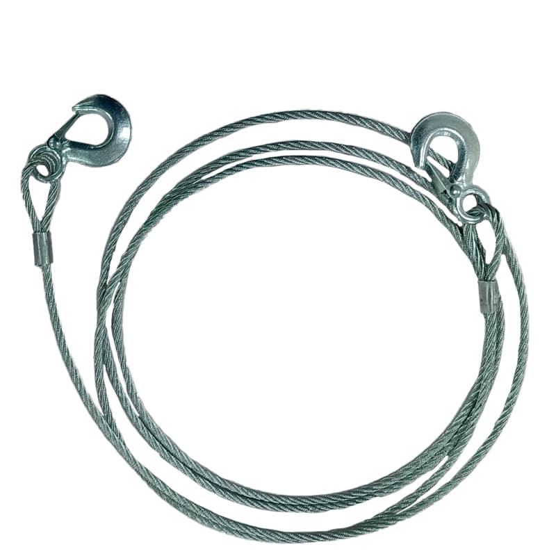 IMP CABLE ACERO P/REMOLQUE 3MTS C/GANCHOS - 1