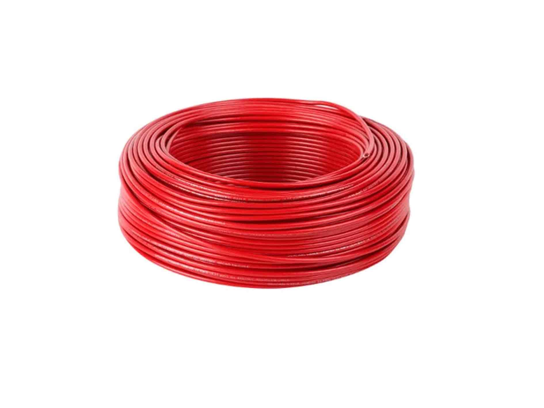 INCABLE CABLEADO #8 (7H) ROJO THHN 100MT - 1