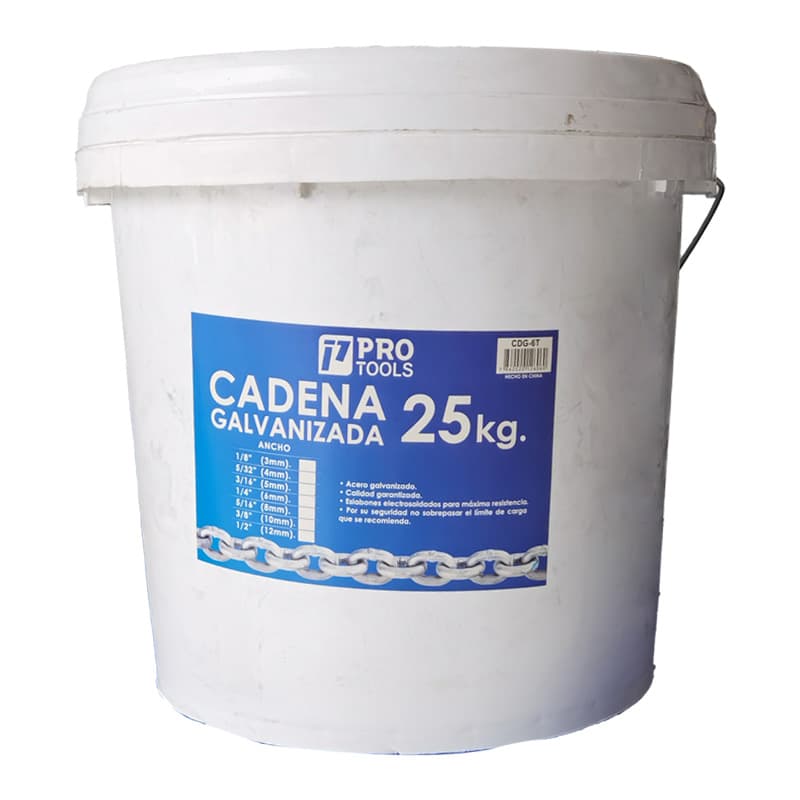 PT BALDE CADENA GALV 1/8 (3mm)(25Kg) (114 MT A - 1