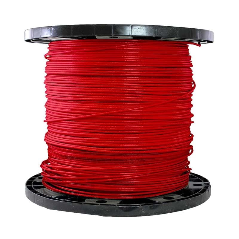 ELECTROCABLE FLEXIBLE #10 ROJO 500MT BOBINA - 1