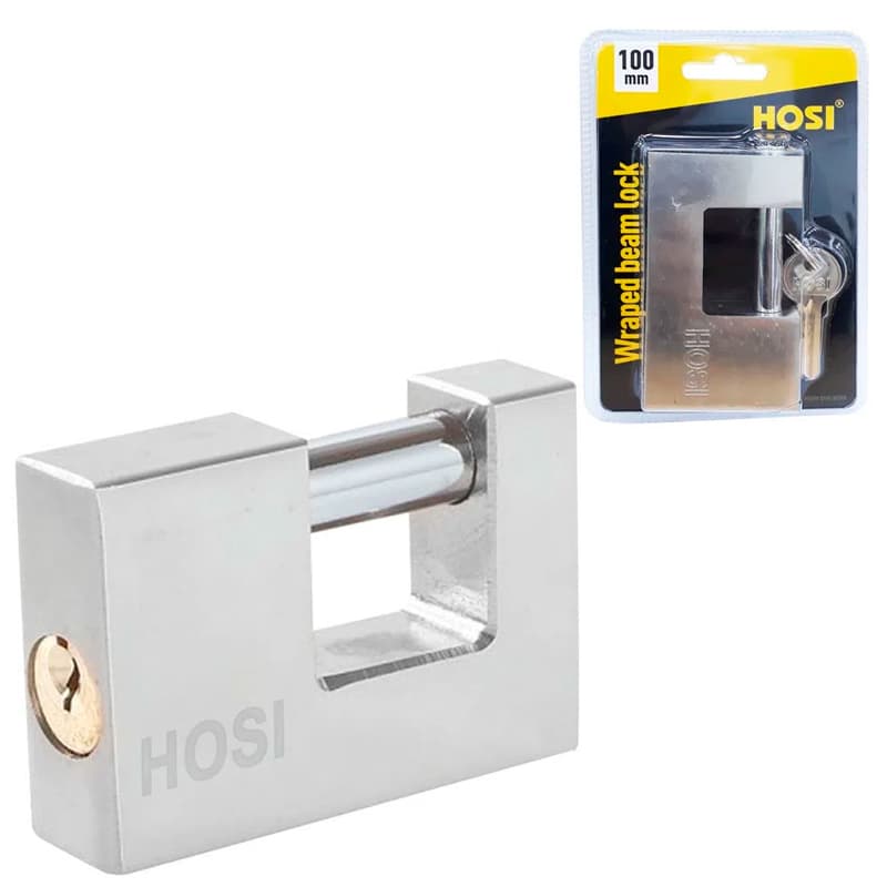 IMP CANDADO ANTICIZALLA 100MM HOSI CROMADO - 1
