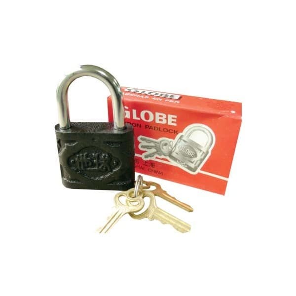 GLOBE CANDADO NEGRO 25MM (12U) - 1