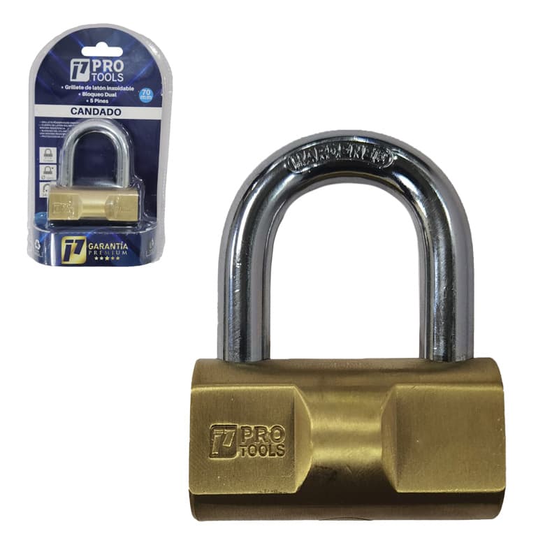 PT CANDADO BARRIL BRONCE 70MM (6U)(48XCJA)PROT - 1