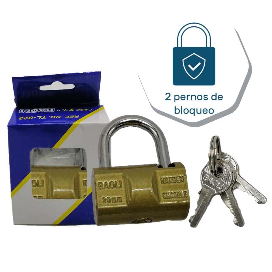 IMP CANDADO BARRIL 30MM (12U) 240XCJ - 1