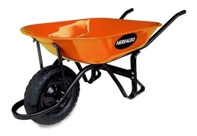 HERRAGRO CARRETILLA R/ANTIPINCHAZO NARANJA DES - 1