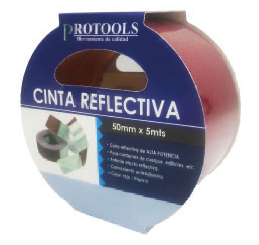PT CINTA REFLECTIVA 50mmX5mt PROTOOLS - 1