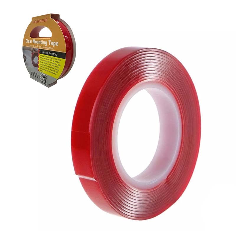 IMP CINTA DOBLE FAZ TRANSP 18mmX3mtrs - 1
