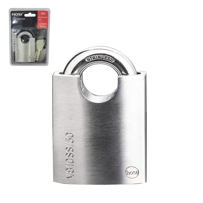 IMP CANDADO HOSI BLINDADO ACERO INOX V6 60MM - 1