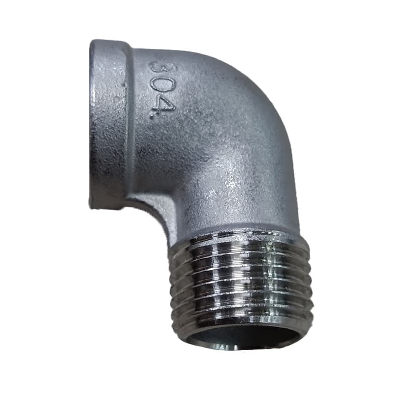 IMP CODO CACHIMBA 1/2 ACERO INOXIDABLE - 1