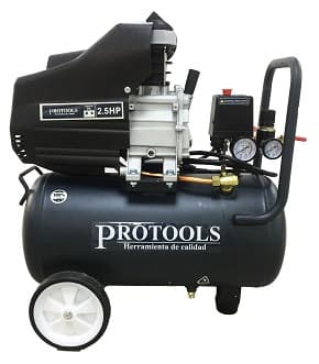 PT COMPRESOR 2.5HP 24LT PROTOOLS DA2524 - 1