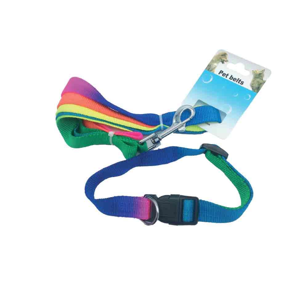 CORREA C/COLLAR GRANDE PLANO 2,0 MULTICOLOR - 1
