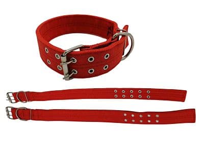 IMP COLLAR LARGE/GRANDE REFORZADO ROJO - 1