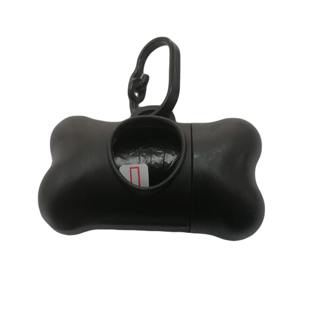 DISPENSADOR NEGRO P/FUNDA DESECHOS MASCOTAS - 1