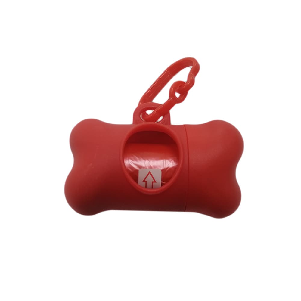 DISPENSADOR ROJO P/FUNDA DESECHOS MASCOTAS - 1