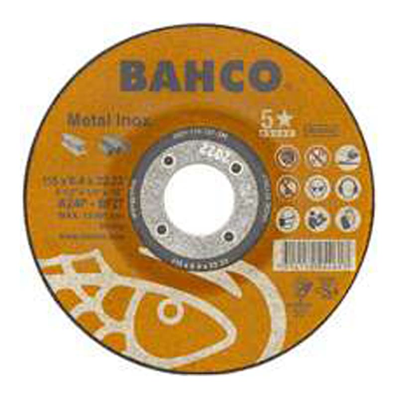 BAHCO DISCO DESBASTE METAL-A/INOX 7x1/4 180X6.4 MM - 1