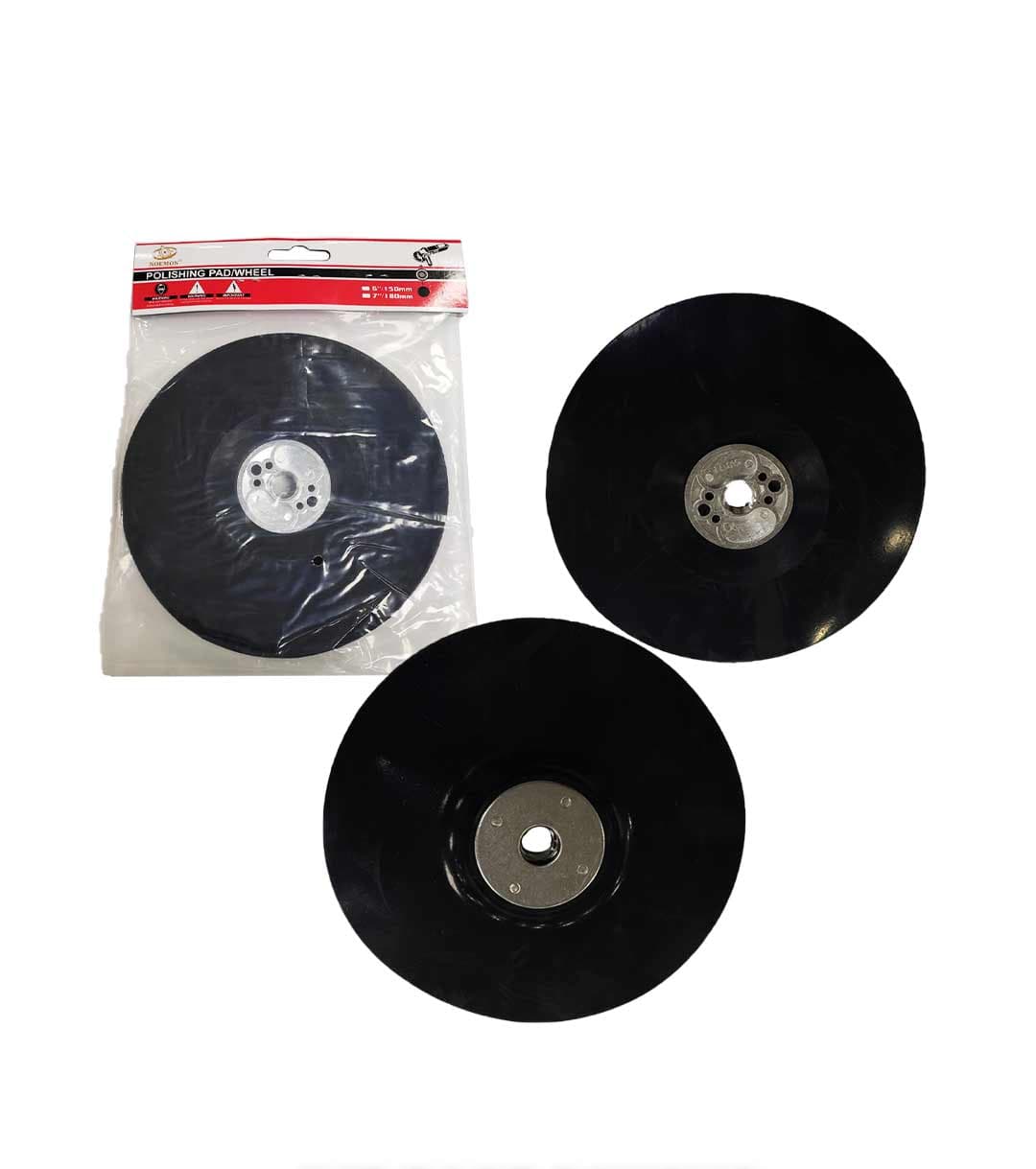 IMP BASE CAUCHO 125MM 5/8 C/ACOPLE P/AMOLADORA - 1