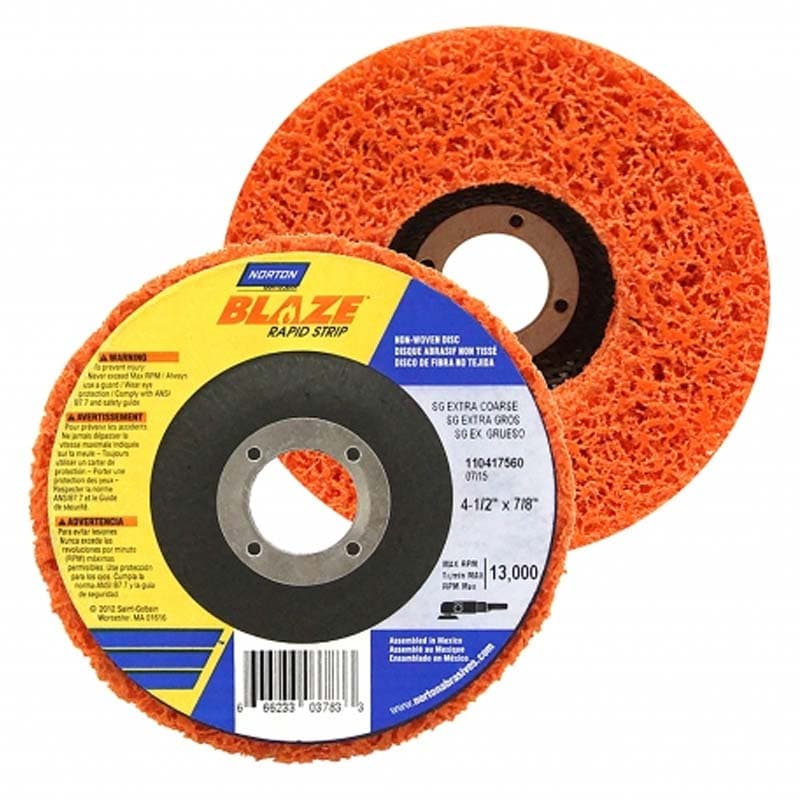 NORTON DISCO 4.1/2 BLAZE RAPID STRIP NARANJA (10U - 1