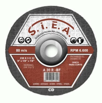 SIEA DISCO C/METAL 9X1/8 CD (50UXCJ) - 1